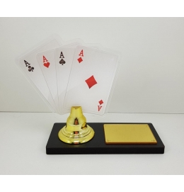 Troféu Baralho/Cartas Acrílico Vitória