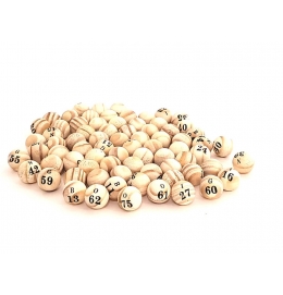 Bolinha de Bingo Pequena (75 Bolinhas)