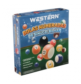 Bola de Sinuca Numeradas Western