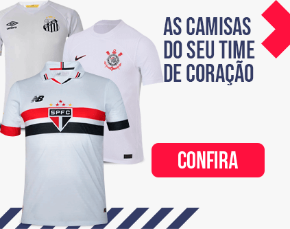 Camisas do seu time de coração