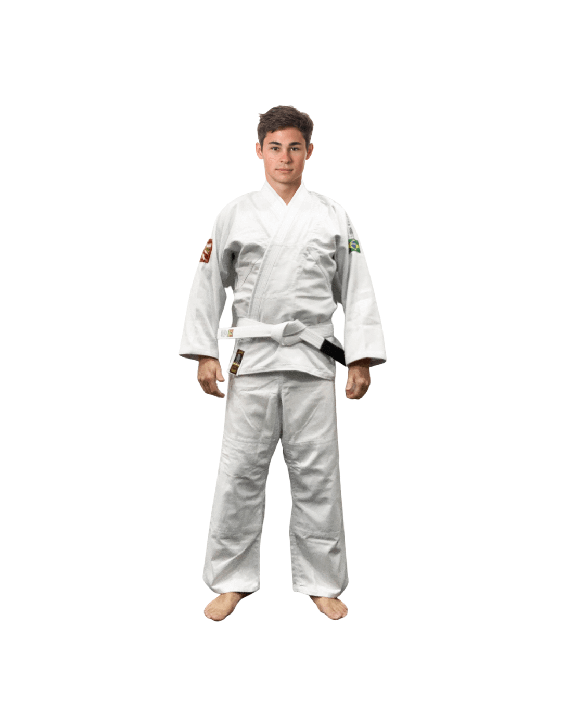 Kimono Trançado Branco Shogum