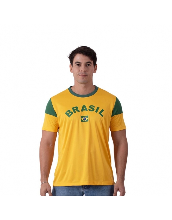 Camiseta Brasil Braziline Dengo