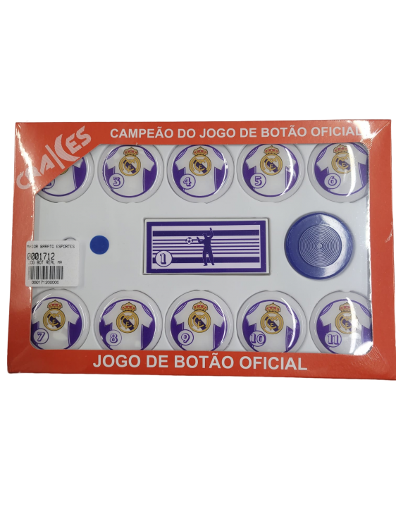 Jogo de Botão Real Madrid Crakes