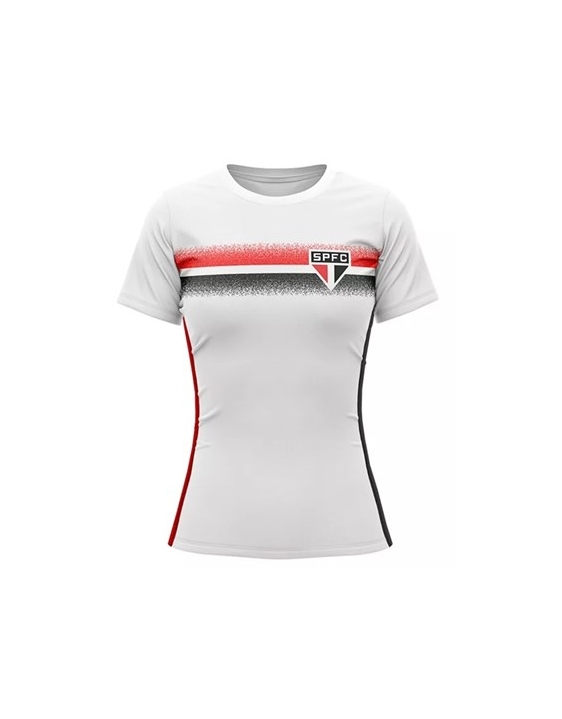 Camiseta São Paulo Braziline Feminina Soil