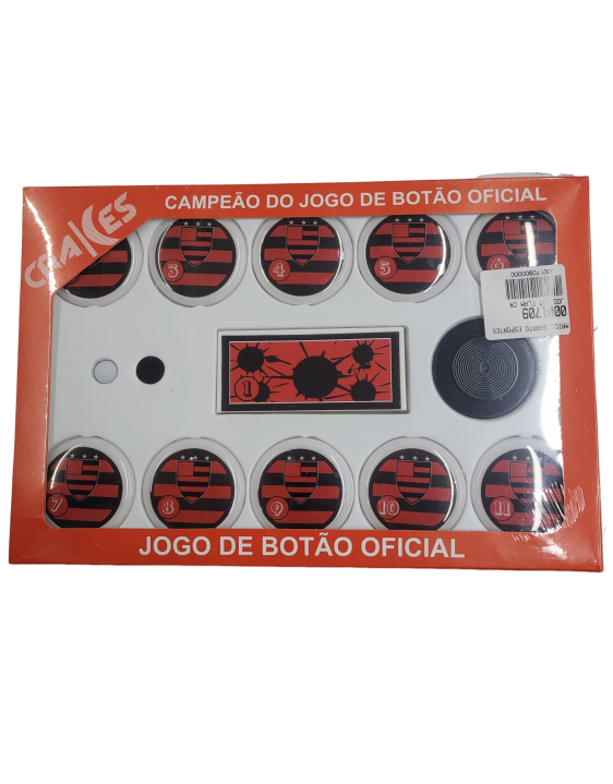 Jogo de Botão Mengo Crakes