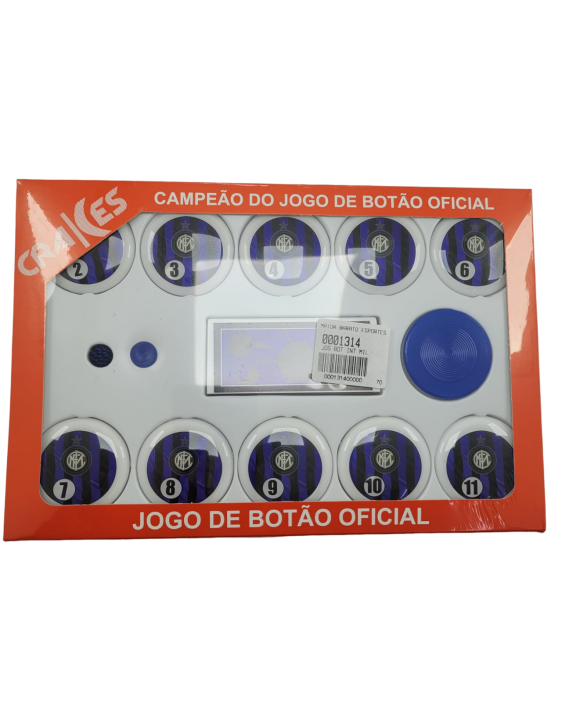 Jogo de Botão Inter de Milão Crakes