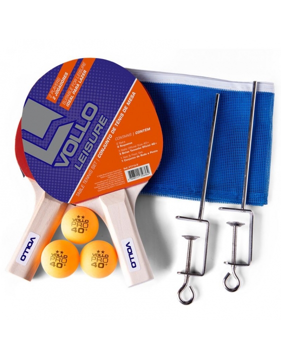 Conjunto de Tênis de Mesa Vollo Leisure