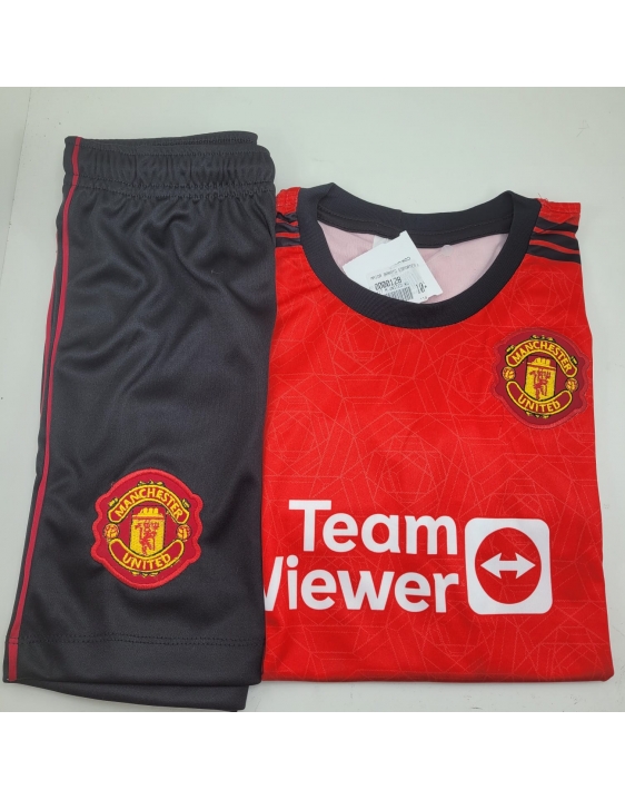 Kit Manchester United Infantil Futebol Mania