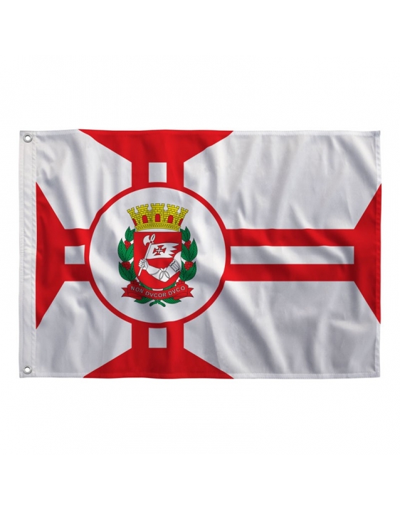 Bandeira da Cidade de São Paulo Oficial 90x128cm