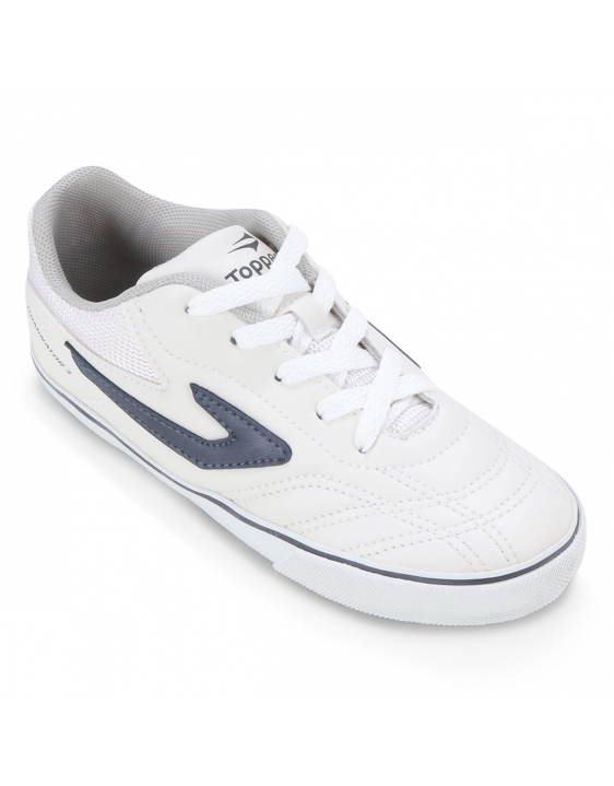 Chuteira Futsal Juvenil Dominator Topper (Branco)