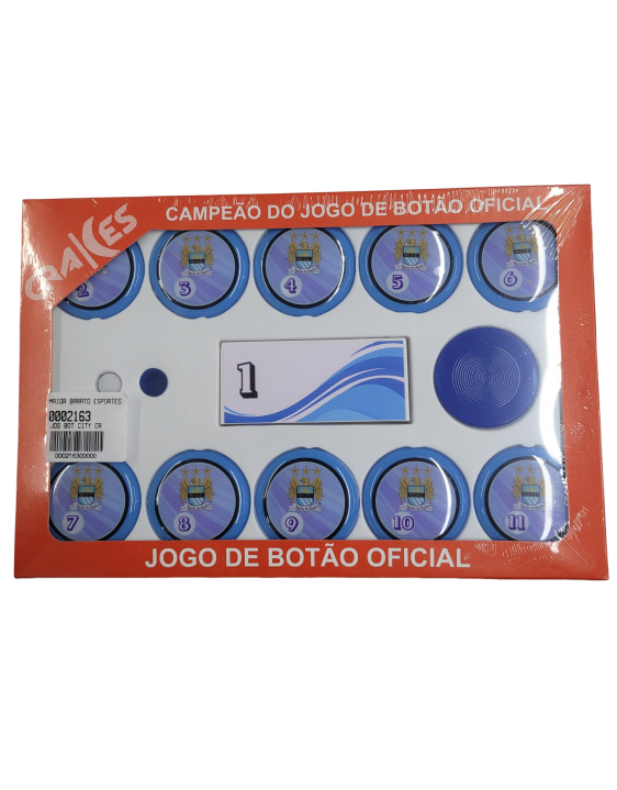 Jogo de Botão Manchester City Crakes