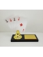 Troféu Baralho/Cartas Acrílico Vitória