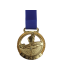 Medalha Vazada 3D 50mm Rema